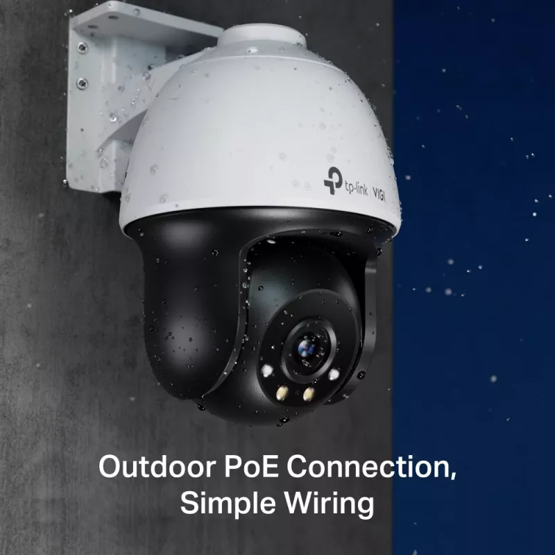 TP-Link VIGI 4MP Outdoor Full-Color Pan Tilt Network Camera
