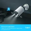 TP-Link Tapo Smart Wire-Free Security Camera, IP security camera, Indoor & outdoor, Wireless, Wall/Pole, White, Turret