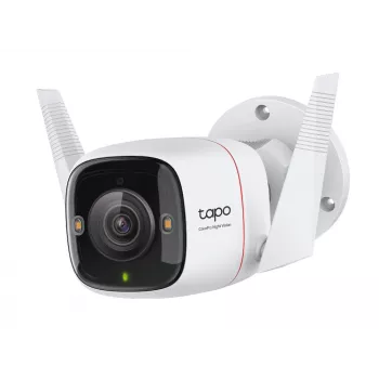 TP-Link Tapo Outdoor Security Wi-Fi Camera, IP security camera, Indoor & outdoor, Wireless, CE, FCC, RoHS, RCM, Wall, White