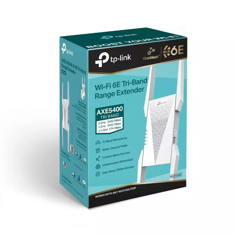 TP-Link AXE5400 Mesh Wi-Fi 6E Range Extender