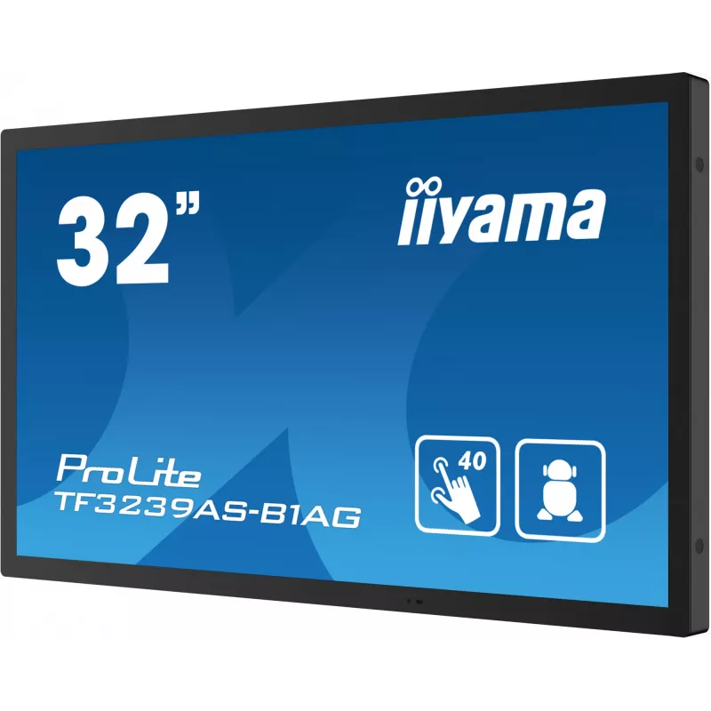 iiyama TF3239AS-B1AG computer monitor 80 cm (31.5 inch) 1920 x 1080 pixels Full HD LED Touchscreen Black