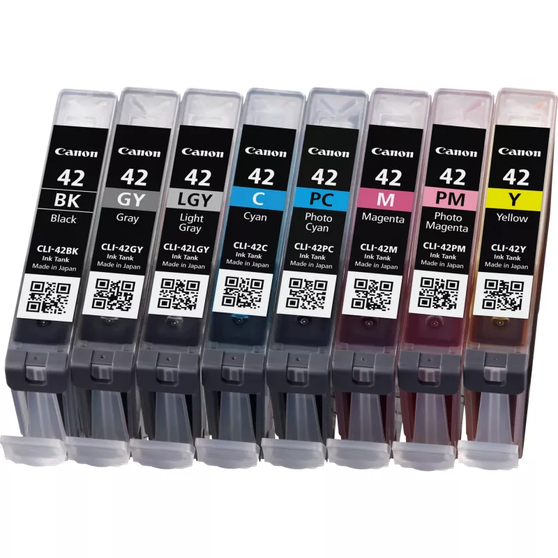 Cartridge Canon Ink 6384B010 CLI-42 Multipack BK C M Y PC PM GY
