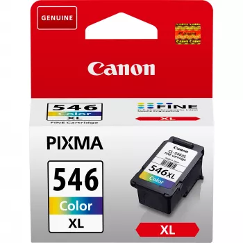 Canon CL-546XL High Yield C/M/Y Colour Ink Cartridge, High (XL) Yield, Cyan, Magenta, Yellow, Pigment-based ink, 1 pc(s), 300 pages, Single pack