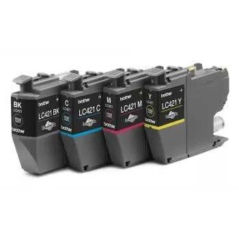 Brother LC-421VAL PagePack 4 pc(s) Original Standard Yield Black, Cyan, Magenta, Yellow