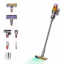 Stick vacuum Dyson V12 Detect Slim Absolute 2-in-1 cordless, 545 W, 150 AW suction, 0.35 L dustbin, 60 min runtime, washable filter