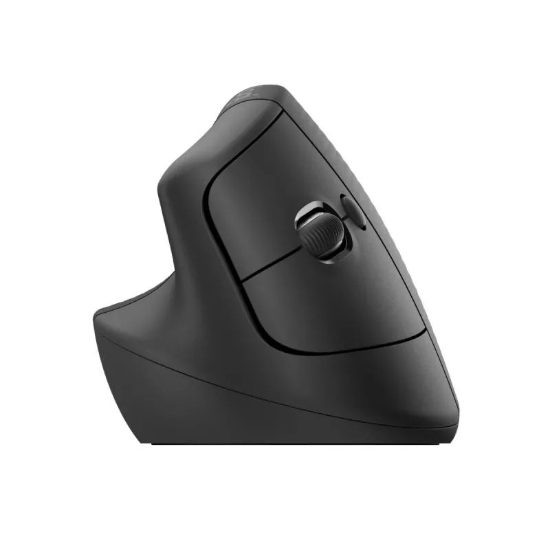 LOGITECH Lift Vertical Ergonomic Mouse - Left Handed - Wireless - Graphite Black
