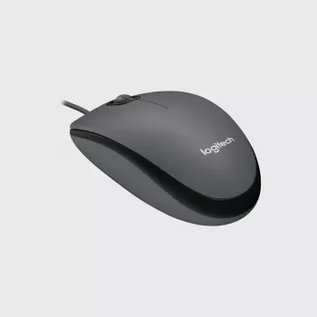 LOGITECH Mouse M100 - USB - Black