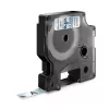 DYMO Authentic D1 Labels | Black Print on Clear Tape | 9 mm x 7 m | Self-Adhesive Labels for LabelManager Label Makers | Made in Europe