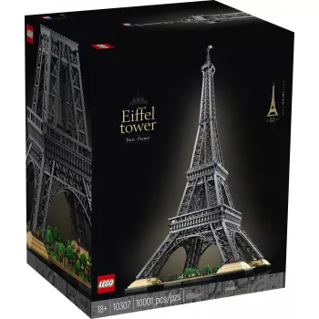 LEGO Icons Eiffel Tower 10307 construction set — 10,001 pieces, display model for adults (18+), 1490 mm height