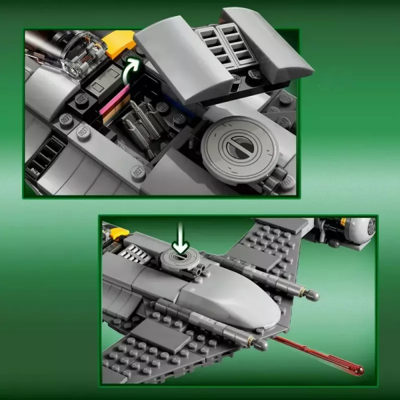Construction toy LEGO Star Wars N-1 Starfighter with The Child (Baby Yoda) figure 75325