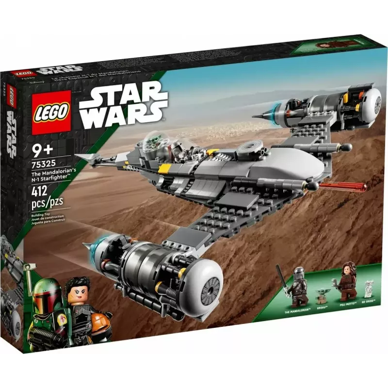 Construction toy LEGO Star Wars N-1 Starfighter with The Child (Baby Yoda) figure 75325