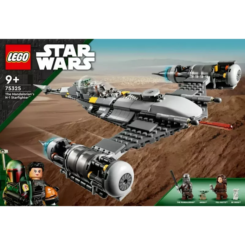 Construction toy LEGO Star Wars N-1 Starfighter with The Child (Baby Yoda) figure 75325