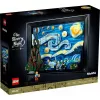 Construction toy LEGO 3D replica model kit Vincent van Gogh Starry Night, Ideas 21333, 2,316 pieces, 18+