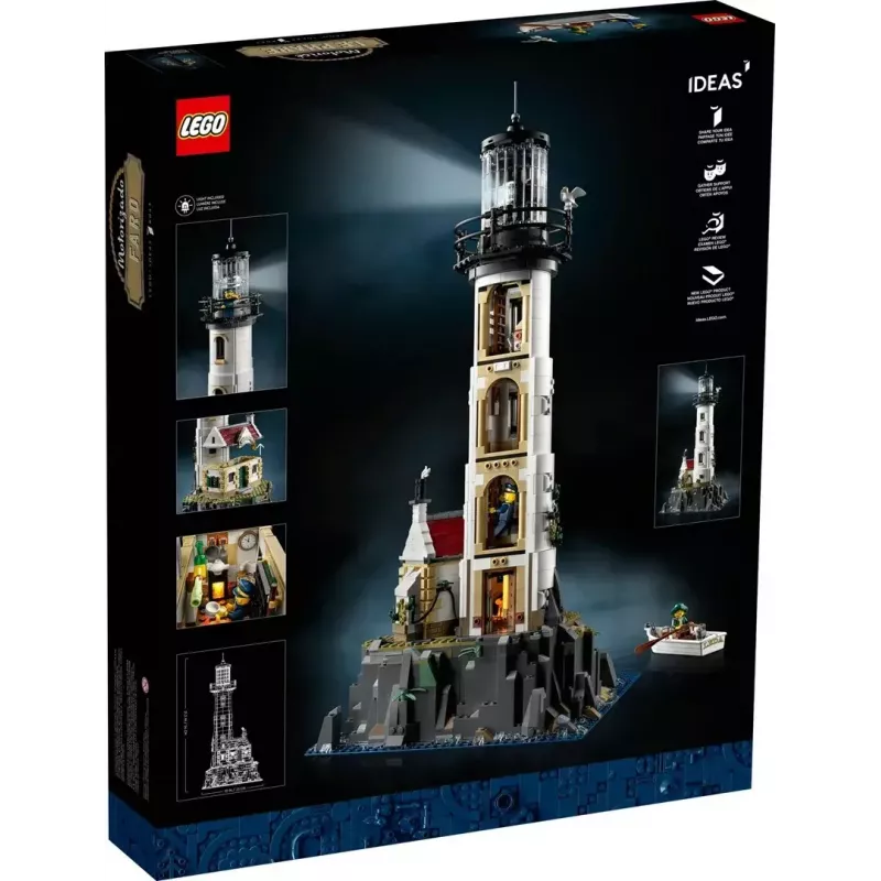 LEGO Ideas Motorized Lighthouse 21335 — 2,065 pieces, motorized rotating light, 18+