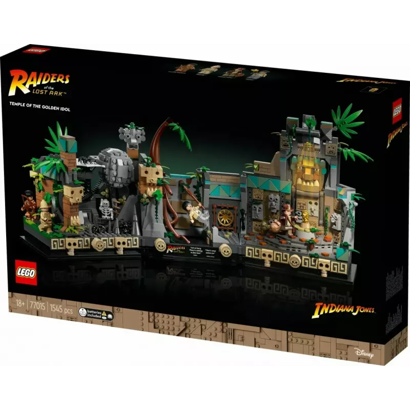 LEGO Indiana Jones building set Temple of the Golden Idol 77015 adventure kit