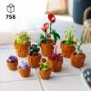 LEGO Icons Mini Plants set 10329 — 9 buildable small plant models, 758 pieces, age 18+