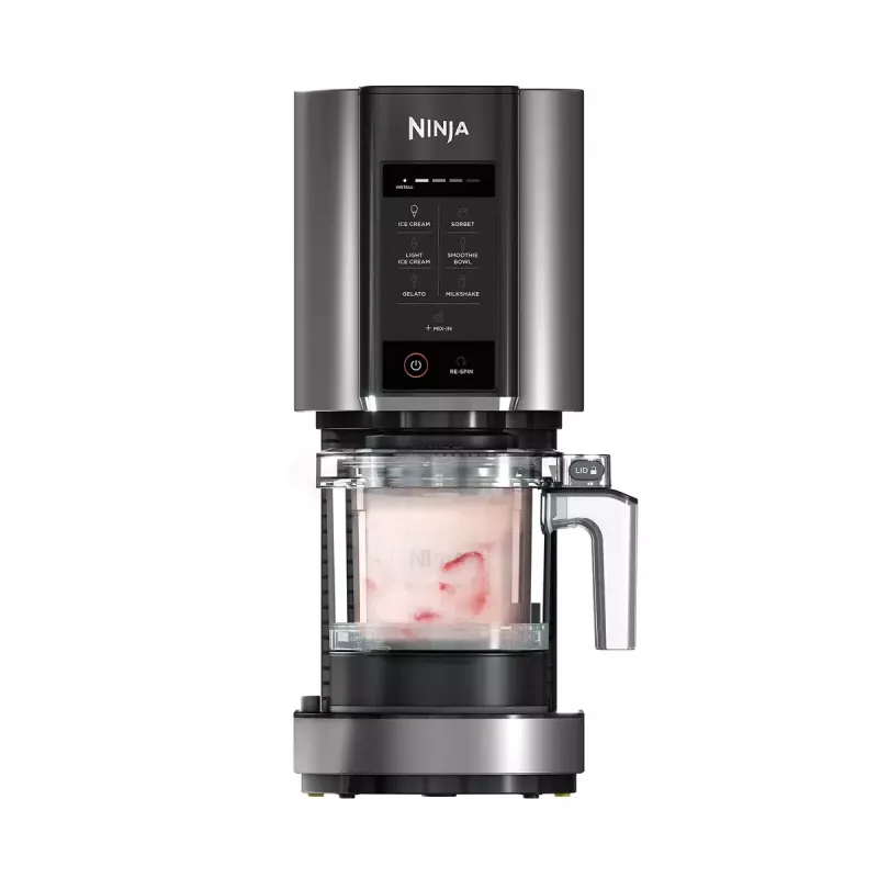 Traditional ice cream maker Ninja NC300EU 1.4 L, 800 W, Black/Silver, 3 bowls