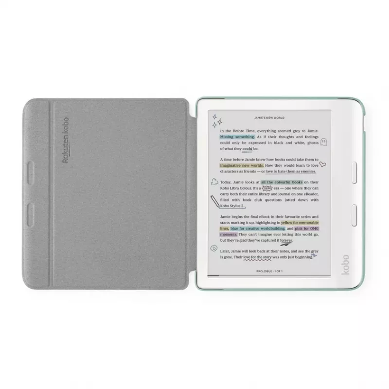 Folio Case Rakuten Kobo Basic SleepCover 17.8 cm Green