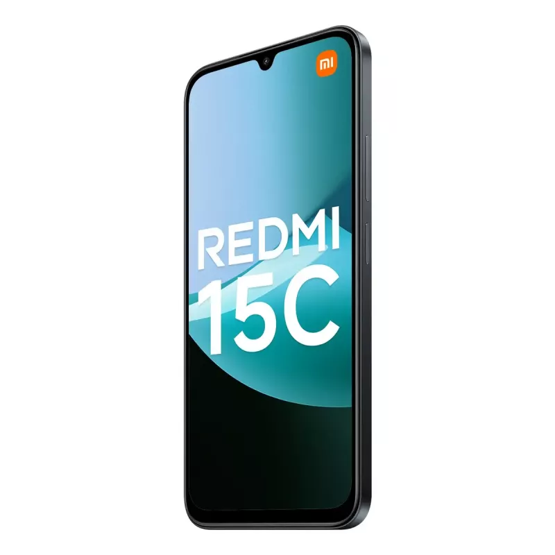 Smartphone Xiaomi Redmi 15C 6.9 inch 4 GB RAM 256 GB storage, MediaTek Helio G81-Ultra, 50 MP dual camera, 6000 mAh, IP64, Black