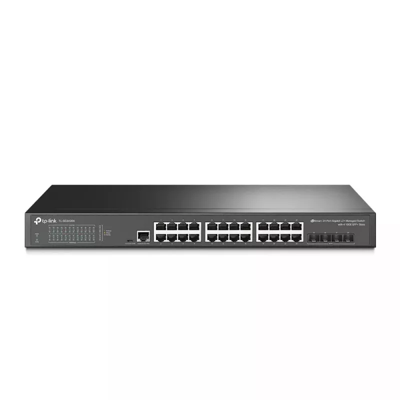 TP-Link Omada 24-Port Gigabit L2+ Managed Switch with 4 10GE SFP+ Slots