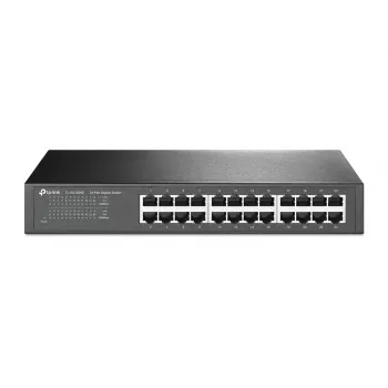 TP-Link 24-Port Gigabit Desktop/Rackmount Network Switch, Unmanaged, Gigabit Ethernet (10/100/1000), Full duplex, Rack mounting