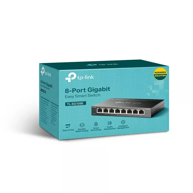 Managed Switch TP-Link TL-SG108E 8-Port Gigabit Easy Smart Switch
