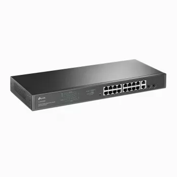 TP-Link 18-Port Gigabit Rackmount Switch with 16 PoE+, Unmanaged, Gigabit Ethernet (10/100/1000), Full duplex, Power over Ethernet (PoE), Rack mounting, 1U