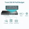 TP-Link 18-Port Gigabit Rackmount Switch with 16 PoE+, Unmanaged, Gigabit Ethernet (10/100/1000), Full duplex, Power over Ethernet (PoE), Rack mounting, 1U