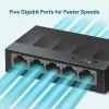 TP-Link 5-Port 10/100/1000Mbps Desktop Network Switch, Unmanaged, Gigabit Ethernet (10/100/1000), Wall mountable