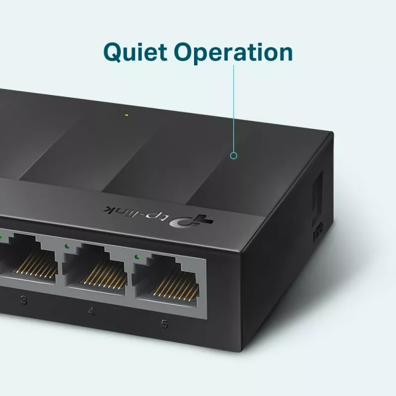TP-Link 5-Port 10/100/1000Mbps Desktop Network Switch, Unmanaged, Gigabit Ethernet (10/100/1000), Wall mountable