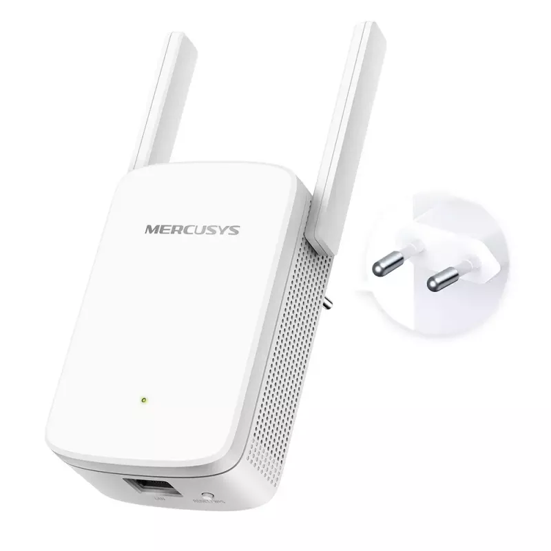 Wireless Range Extender MERCUSYS ME30 AC1200 — Dual-Band 802.11b/g, 2 External Antennas, 1x RJ-45