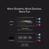 Tabletop router MERCUSYS MR80X — Dual-band Wi‑Fi 6 (802.11ax), 3000 Mbps, 4 external antennas, 3 Gigabit LAN ports