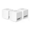 Mesh system MERCUSYS Halo H60X (3-pack) — Dual-band Wi‑Fi 6, up to 1500 Mbps, coverage 550 m², 2× LAN ports