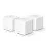 Mesh system MERCUSYS Halo H60X (3-pack) — Dual-band Wi‑Fi 6, up to 1500 Mbps, coverage 550 m², 2× LAN ports