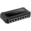 Network switch Cudy GS108D 8-port Gigabit Ethernet (10/100/1000), 16 Gbit/s switching, DC 5V, desktop, black