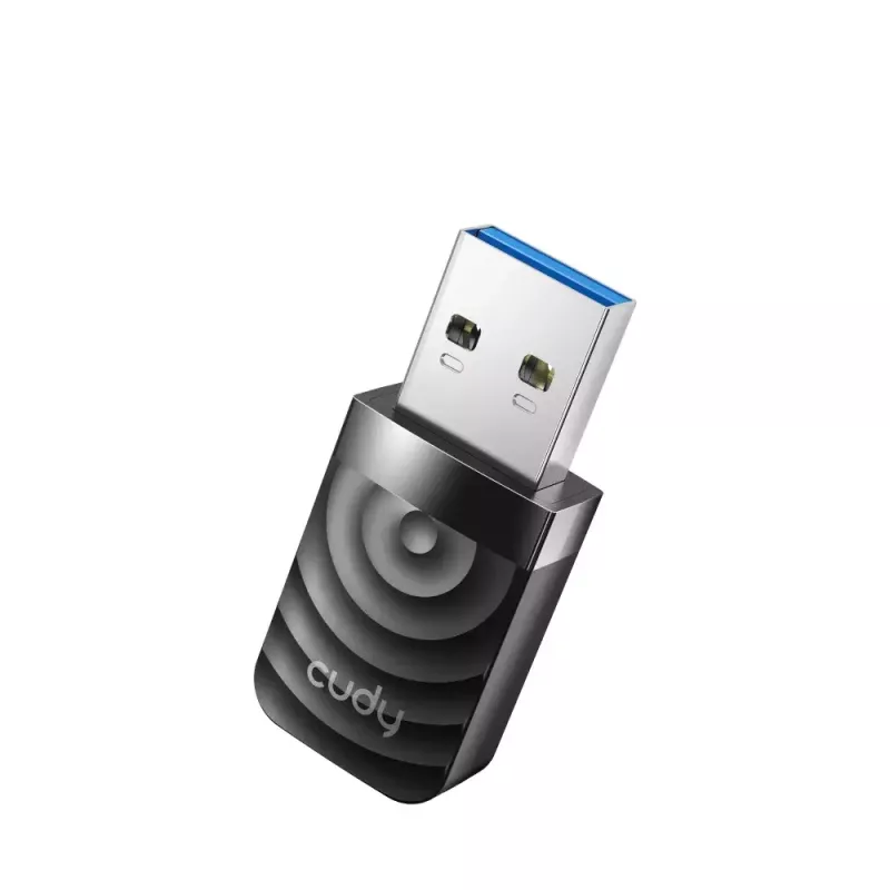Wireless USB Network Adapter Cudy WU1300S, Dual-band 2.4/5 GHz, Wi‑Fi 5 (802.11ac), 867 Mbps, RTL8812BU