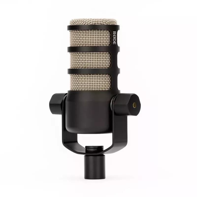 Stage dynamic microphone RØDE PodMic — cardioid, XLR-3 wired, 20–20,000 Hz, balanced output, 937 g, black