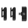 Clip-on wireless microphone system Rode Wireless Micro Black — omnidirectional lavalier, 100 m range, 7 h battery, 48 kHz/24‑bit
