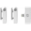 Wireless microphone system Rode Wireless Micro Lightning — omnidirectional, 48 kHz/24-bit, 7 h battery, 100 m range, white