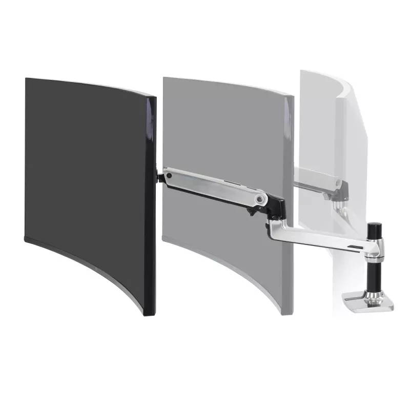 Ergotron LX Desk Mount LCD Arm, Polished Aluminum
