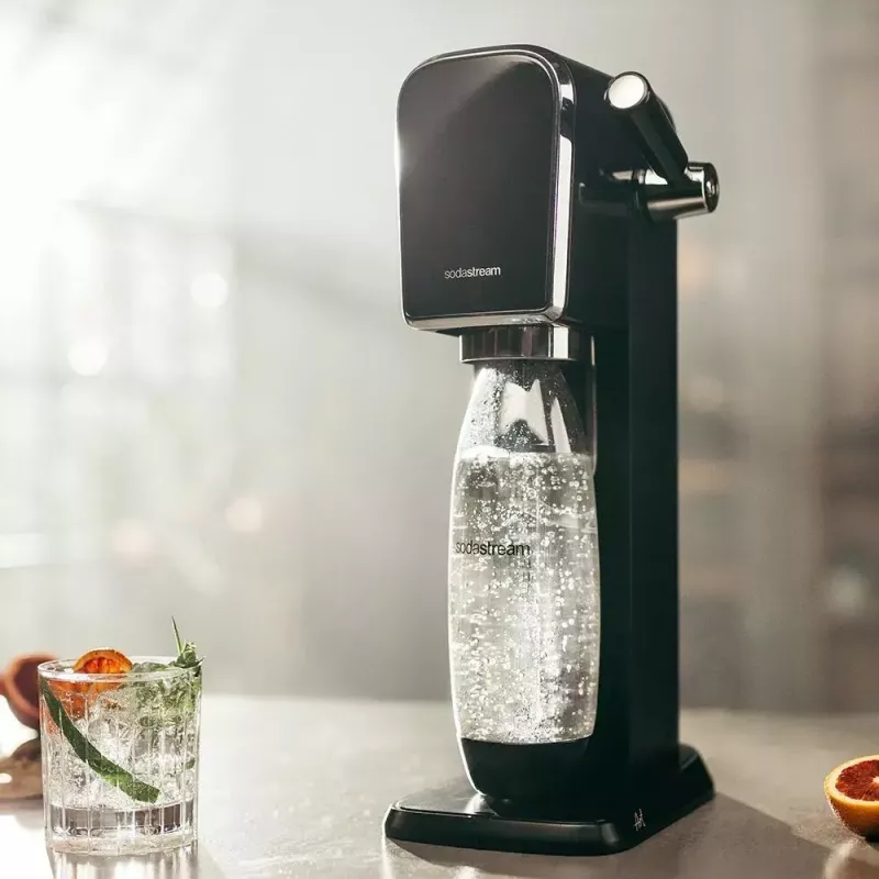 Soda Maker SodaStream ART Black Steel 1L Carbonator 60L