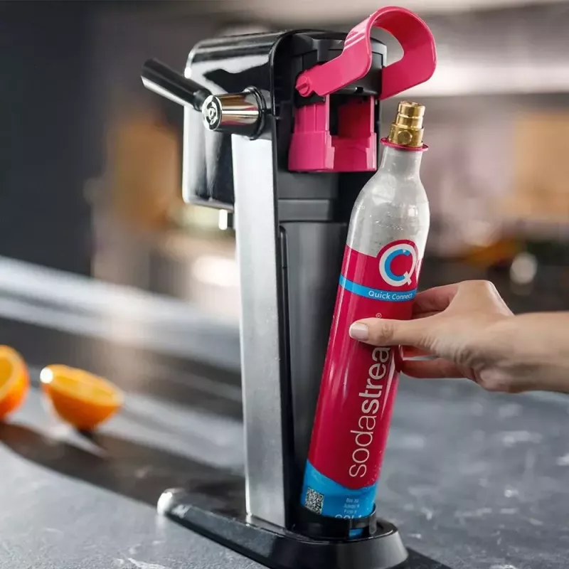 Soda Maker SodaStream ART Black Steel 1L Carbonator 60L