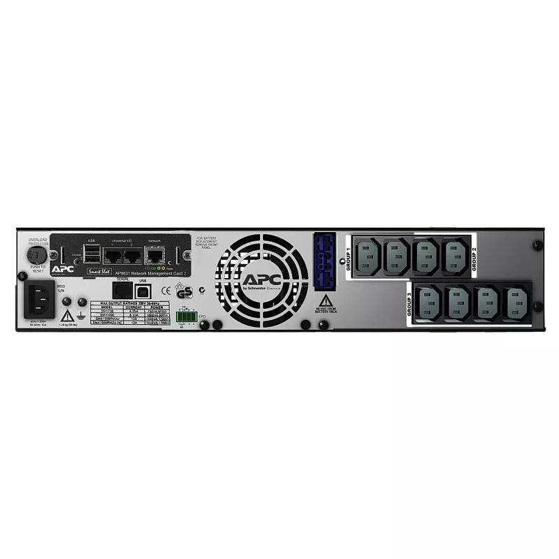 APC Smart-UPS X SMX1500RMI2UNC - 1500VA, 8x C13 output, USB, expandable runtime, NMC