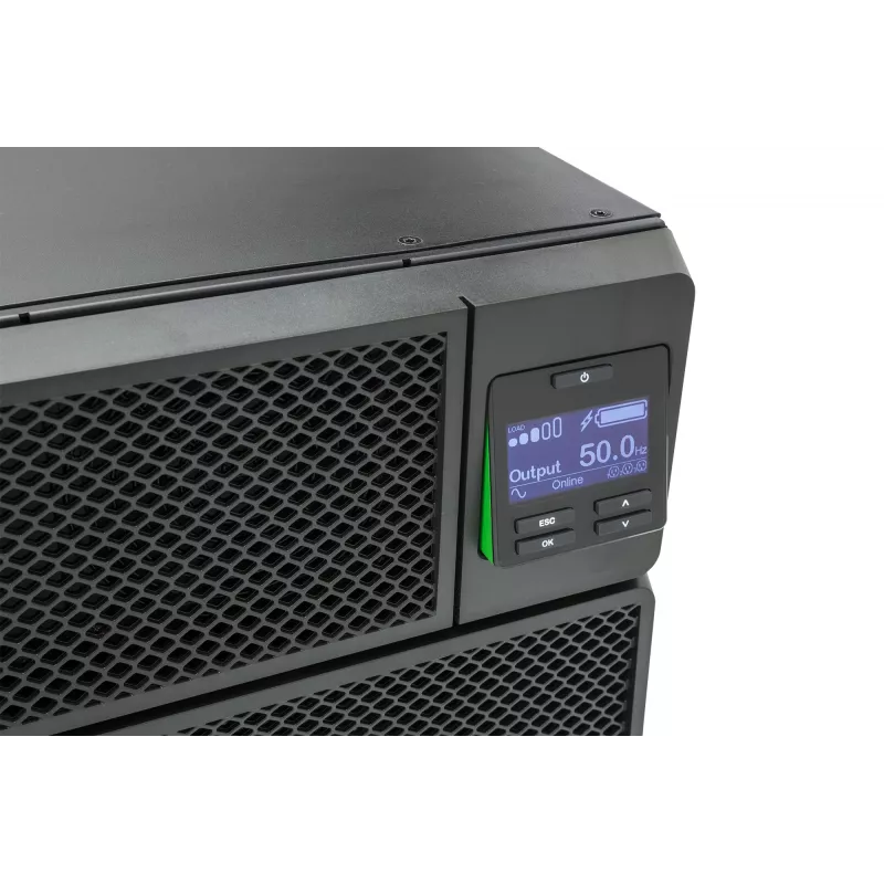 APC Smart-UPS On-Line SRT6KRMXLI - 6kW/VA, 6x C13 + 4x C19 + hardwire 1 phase output, rack mountable, Embedded NMC