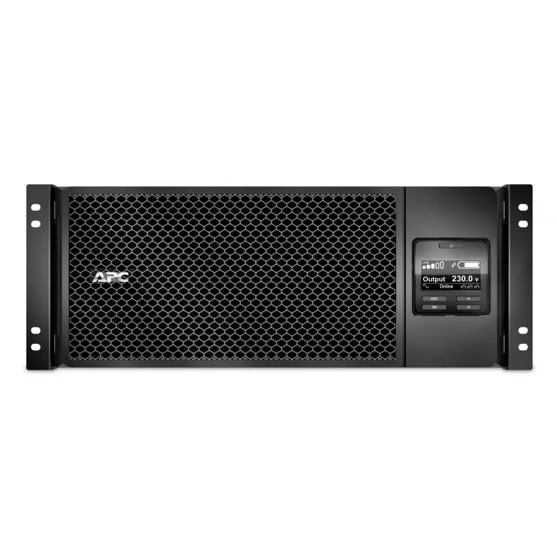 APC Smart-UPS On-Line SRT6KRMXLI - 6kW/VA, 6x C13 + 4x C19 + hardwire 1 phase output, rack mountable, Embedded NMC