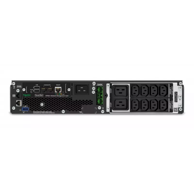 APC Smart-UPS On-Line SRT2200RMXLI-NC - 2200VA, 8x C13 & 2x C19, rack mount, NMC