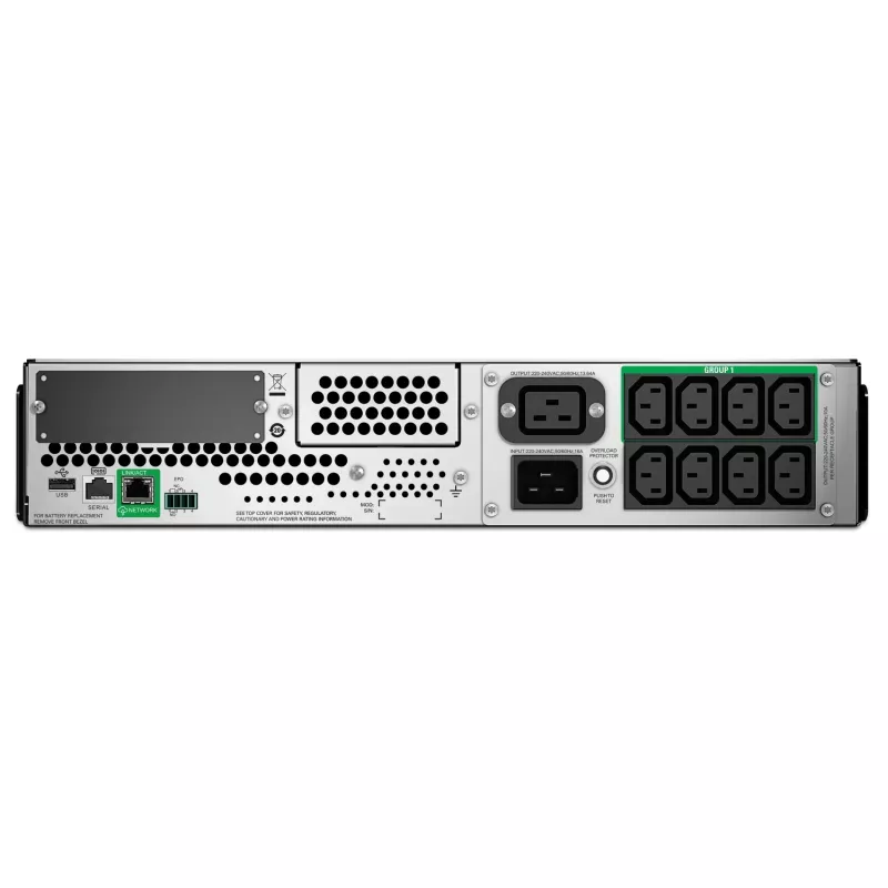APC Smart-UPS SMT3000RMI2UC- 8x C13, 1x C19, USB, Rackmount 2U, SmartConnect, 3000VA