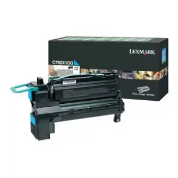 Toner cartridge Lexmark C792X1CG 10000 pages Cyan
