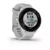 Smartwatch GARMIN Forerunner 55 — 42 mm round sport watch, GPS/GLONASS/Galileo, 14-day battery, 5 ATM, silicone white strap