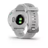 Smartwatch GARMIN Forerunner 55 — 42 mm round sport watch, GPS/GLONASS/Galileo, 14-day battery, 5 ATM, silicone white strap